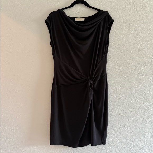 Michael Kors Black Midi Dress- EUC - Picture 1 of 9